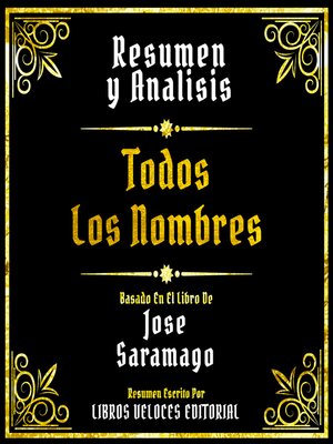 cover image of Resumen Y Analisis--Todos Los Nombres